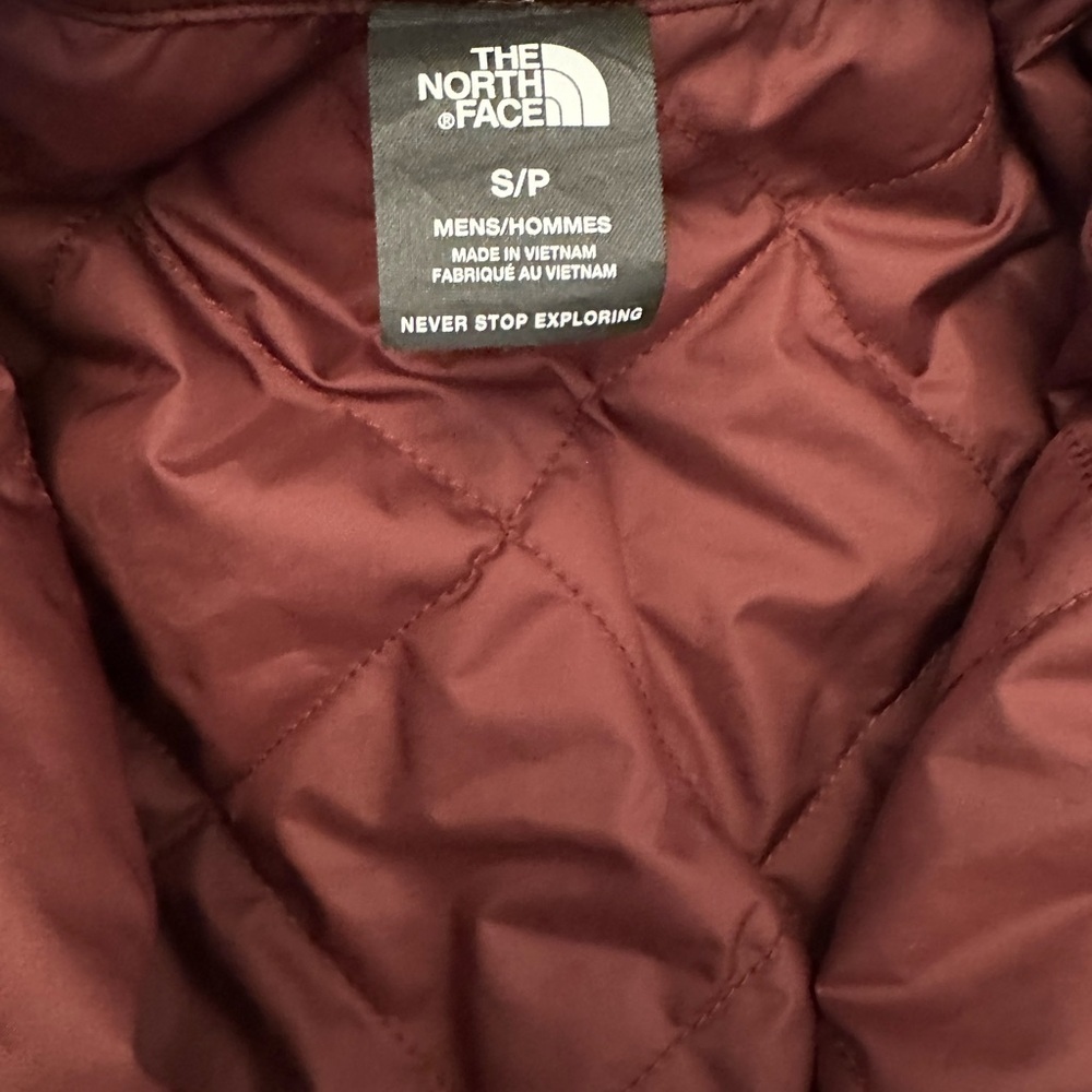 THE NORTH FACE Fort Point Insulated Reversible Flannel Sequoia Red Mens Small - Picture 14 of 15